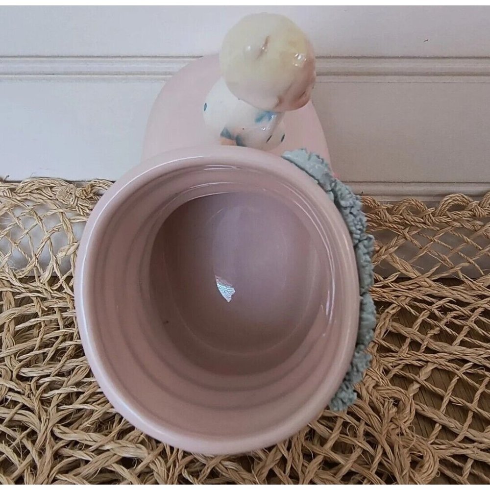 Relpo Pink Baby Bootie Planter, Made In Japan, 1961 Samson Import Co, EUC - Picture 6 of 9